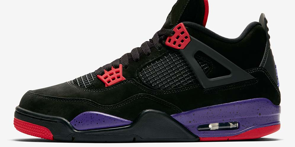 Penampilan Air Jordan 4 Raptors